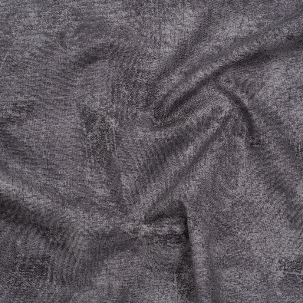 Printed Quilting Cotton by Northcott - Gray Beard Painterly Texture - Canvas Collection - Drape