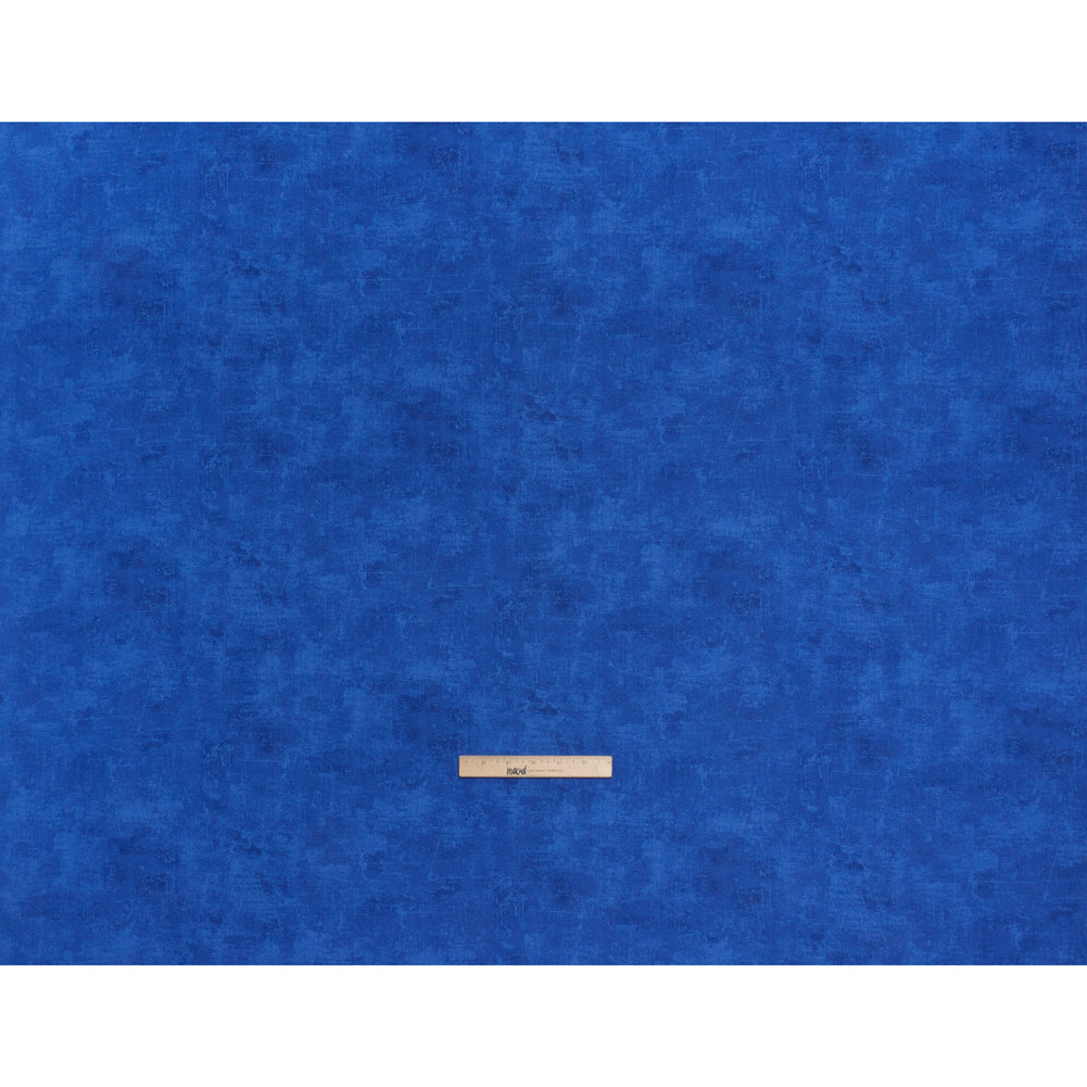 Printed Quilting Cotton by Northcott - Sapphire Painterly Texture - Canvas Collection - Full - Image 5 of 6