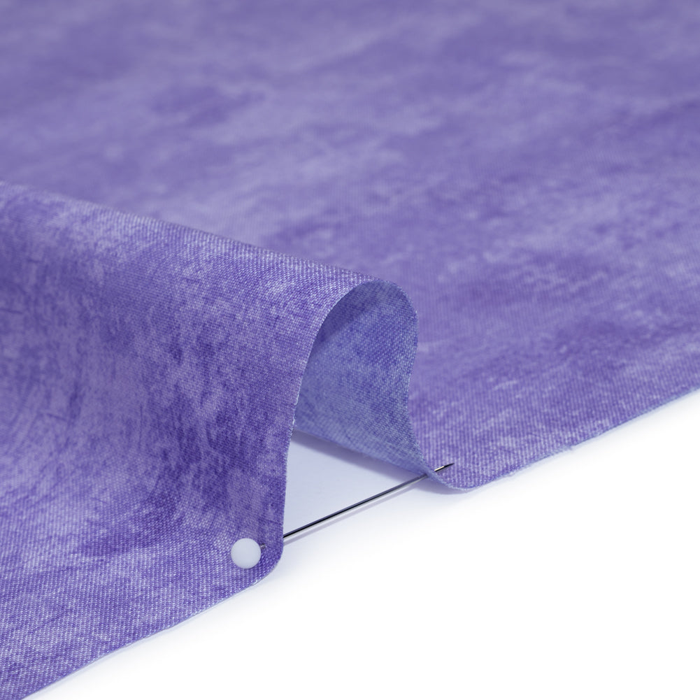 Printed Quilting Cotton by Northcott - Periwinkle Painterly Texture - Canvas Collection - Full - Image 4 of 7