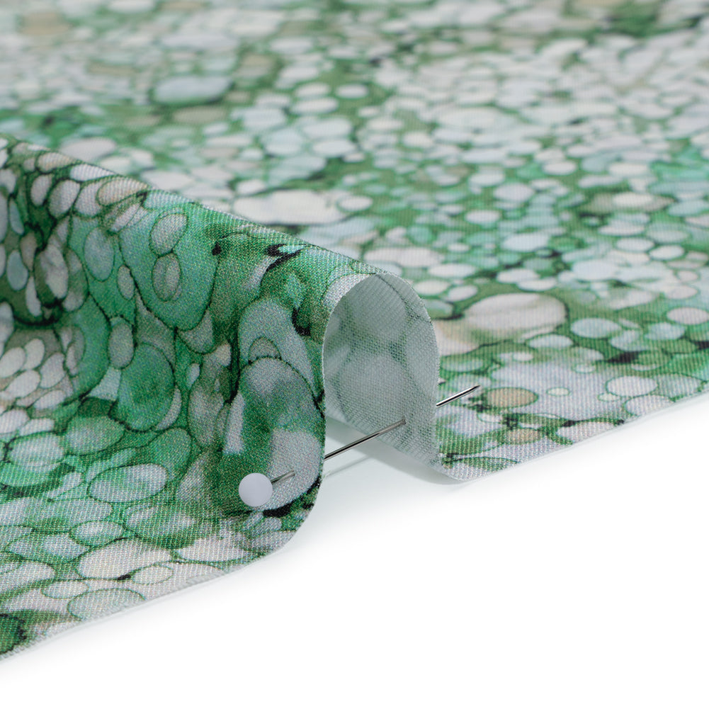 Printed Quilting Cotton by Northcott - Woodland Moss Bubbles - Bliss Collection - Full