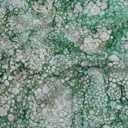 Printed Quilting Cotton by Northcott - Woodland Moss Bubbles - Bliss Collection