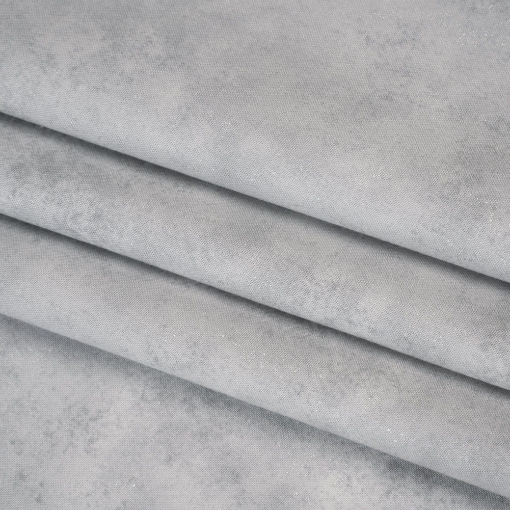 Metallic Printed Quilting Cotton by Northcott - City Fog Speckle - Shimmer Collection - Folded