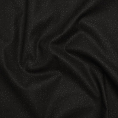 Printed Quilting Cotton by Ghazal Razavi for FIGO Studio - Black on Black Flourish - Dusk Collection