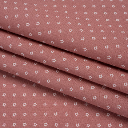 Printed Quilting Cotton by Ghazal Razavi for FIGO Studio - Rhubarb Stars - Nest Collection
