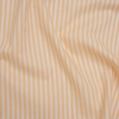Printed Quilting Cotton by Ghazal Razavi for FIGO Studio - Buttercream Stripes - Nest Collection