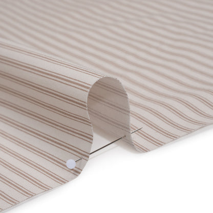 Printed Quilting Cotton by Ghazal Razavi for FIGO Studio - Oyster Stripes - Nest Collection