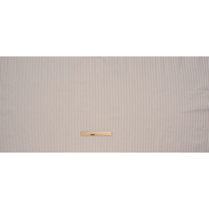 Printed Quilting Cotton by Ghazal Razavi for FIGO Studio - Oyster Stripes - Nest Collection