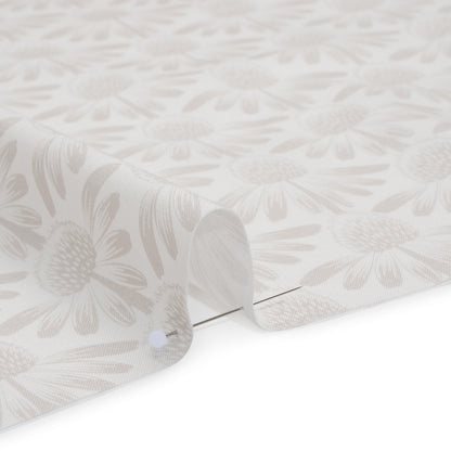 Printed Quilting Cotton by Anna Maria Textiles for Northcott - Oat Coneflower Floral - Indelible Soft Collection