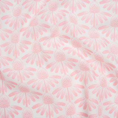 Printed Quilting Cotton by Anna Maria Textiles for Northcott - Blush Coneflower Floral - Indelible Soft Collection