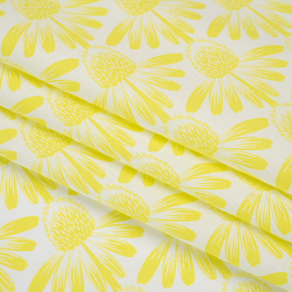 Printed Quilting Cotton by Anna Maria Textiles for Northcott - Sun Coneflower Floral - Indelible Soft Collection
