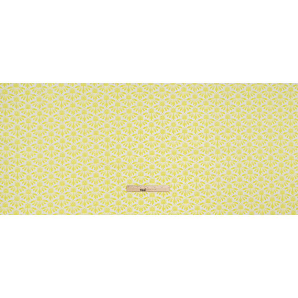 Printed Quilting Cotton by Anna Maria Textiles for Northcott - Sun Coneflower Floral - Indelible Soft Collection - Full