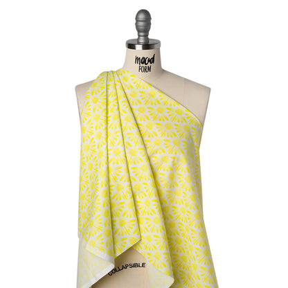 Printed Quilting Cotton by Anna Maria Textiles for Northcott - Sun Coneflower Floral - Indelible Soft Collection