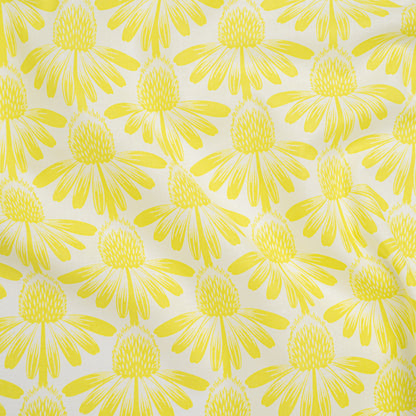 Printed Quilting Cotton by Anna Maria Textiles for Northcott - Sun Coneflower Floral - Indelible Soft Collection