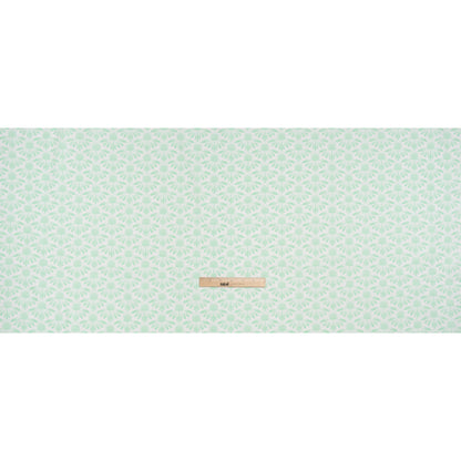Printed Quilting Cotton by Anna Maria Textiles for Northcott - Mint Coneflower Floral - Indelible Soft Collection