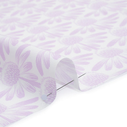 Printed Quilting Cotton by Anna Maria Textiles for Northcott - Lilac Coneflower Floral - Indelible Soft Collection