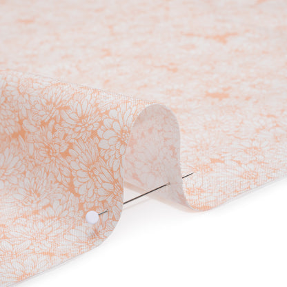 Printed Quilting Cotton by Anna Maria Textiles for Northcott - Creamsicle Mums Floral - Indelible Soft Collection