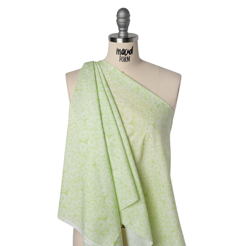 Printed Quilting Cotton by Anna Maria Textiles for Northcott - Spring Mums Floral - Indelible Soft Collection - Drape