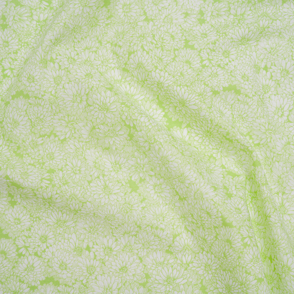 Printed Quilting Cotton by Anna Maria Textiles for Northcott - Spring Mums Floral - Indelible Soft Collection