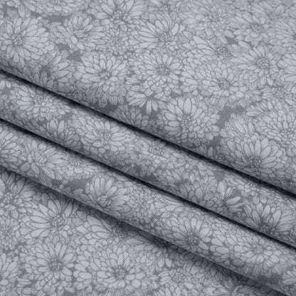 Printed Quilting Cotton by Anna Maria Textiles for Northcott - Stone Mums Floral - Indelible Soft Collection