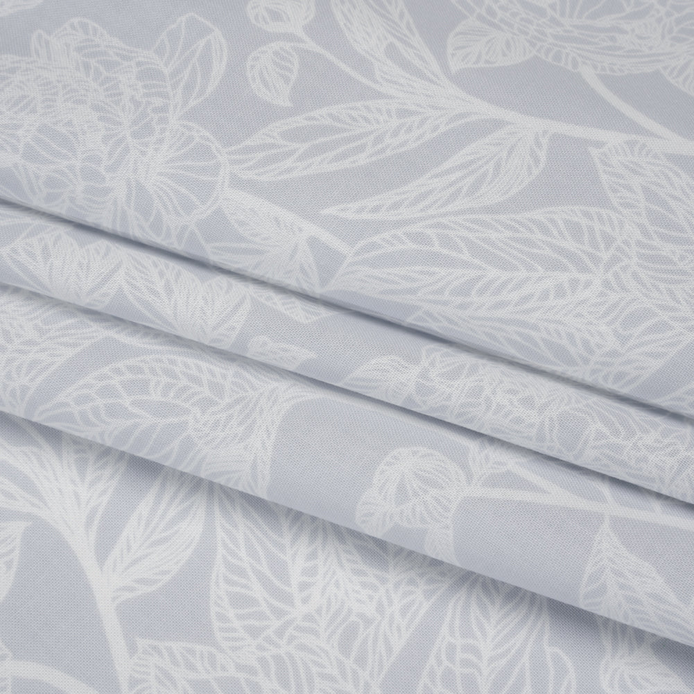 Printed Quilting Cotton by Anna Maria Textiles for Northcott - Wing Peony Floral - Indelible Soft Collection - Folded