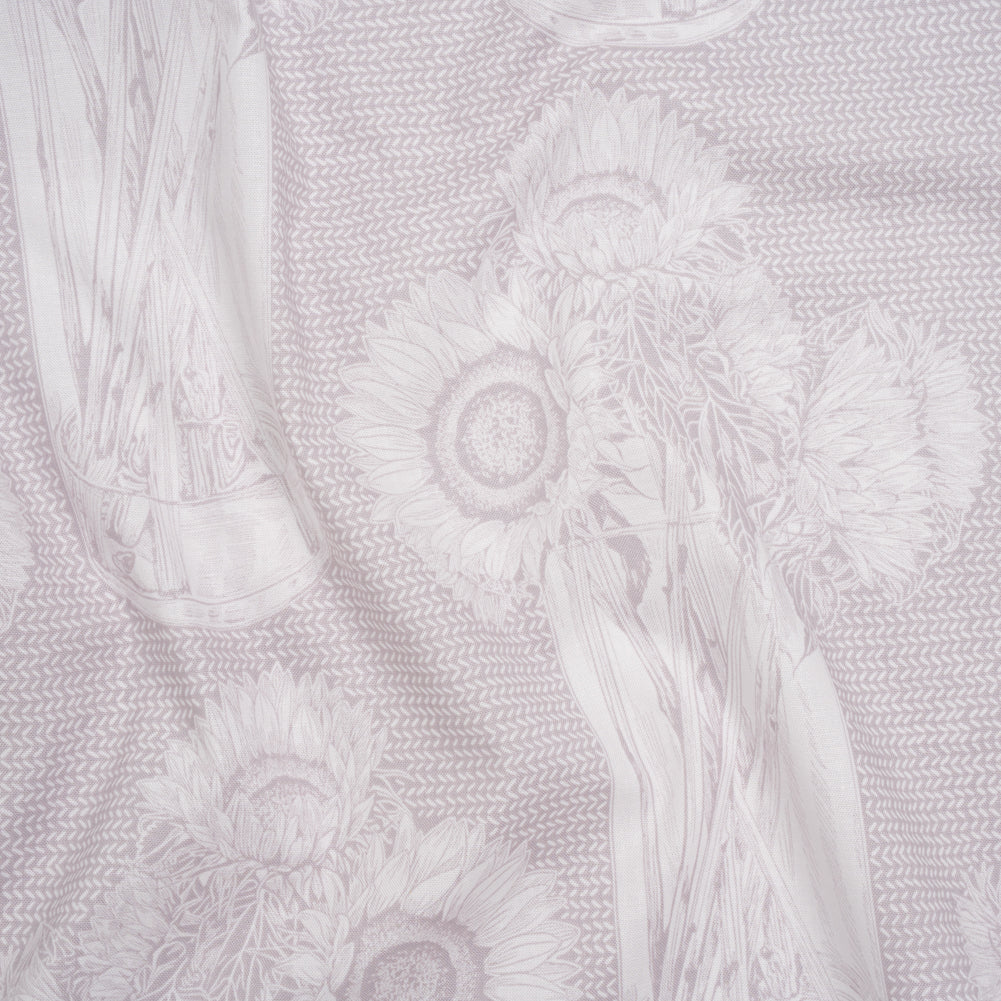 Printed Quilting Cotton by Anna Maria Textiles for Northcott - Breath Sunflowers Floral - Indelible Soft Collection