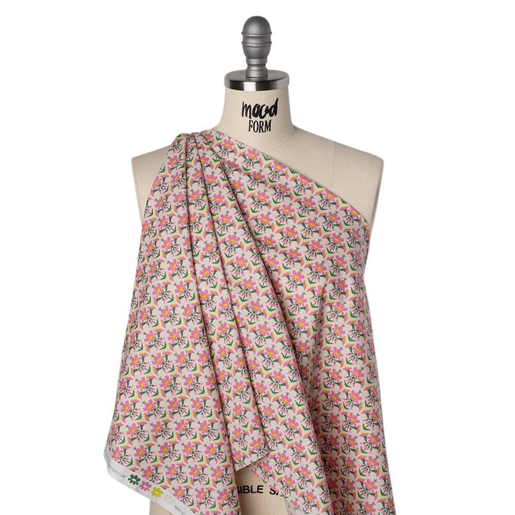 Printed Quilting Cotton by Anna Maria Textiles for Northcott - Sweet Posey Floral - Heiress Collection - Drape