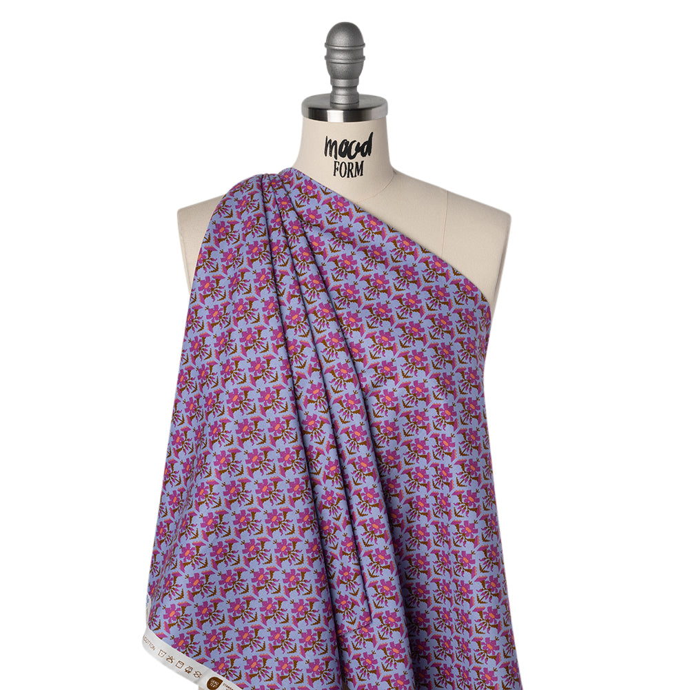 Printed Quilting Cotton by Anna Maria Textiles for Northcott - Glow Posey Floral - Heiress Collection - Drape