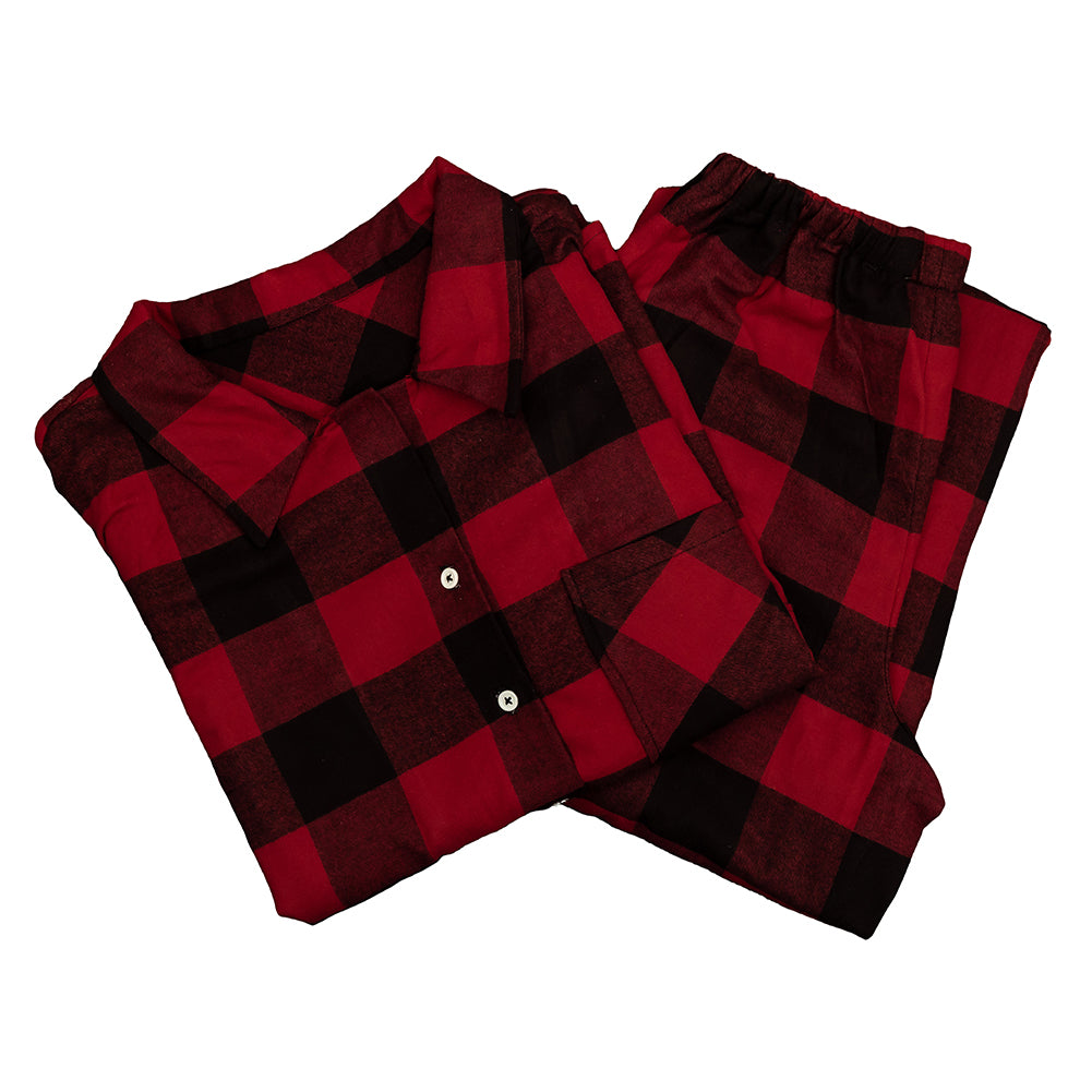 Flannel Sleepwear Sewing Kit Folded