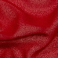 A close up of a red fabric with a very large amount of folds