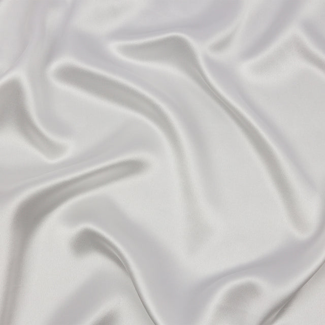 Silk Charmeuse 44" - Whisper White - Premium Collection
