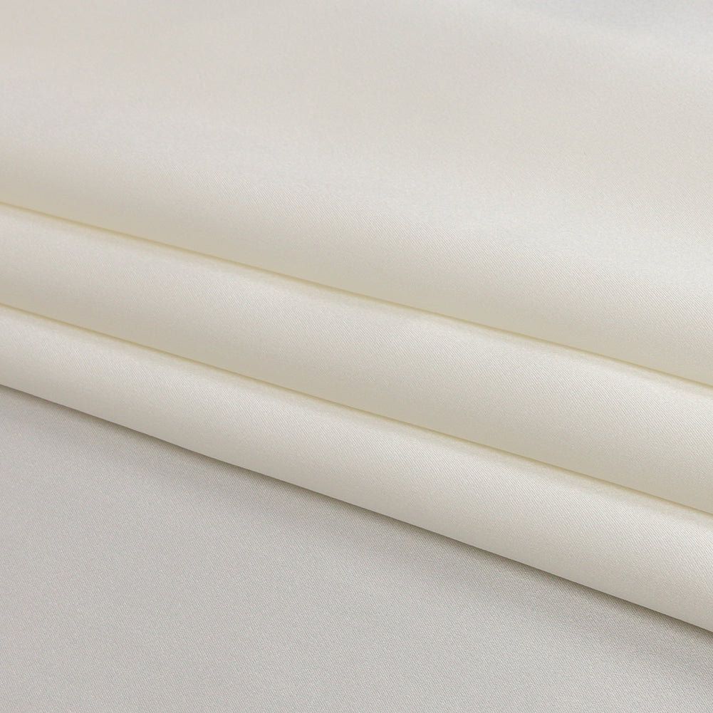 Silk Charmeuse 44" - Antique White - Premium Collection - Folded