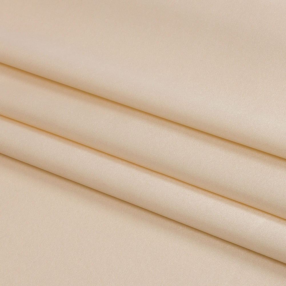Silk Charmeuse 44" - Tapioca - Premium Collection - Folded