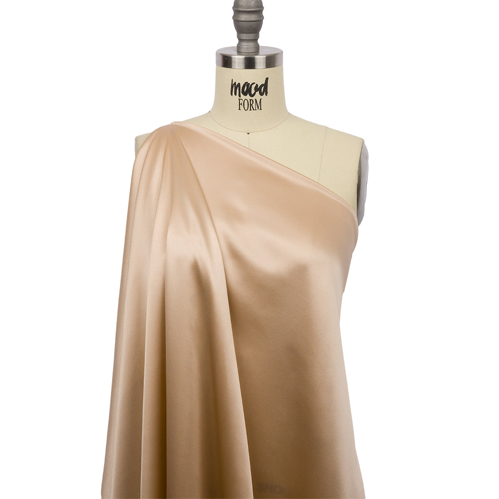 Silk Charmeuse 44" - Winter Wheat - Premium Collection - Drape