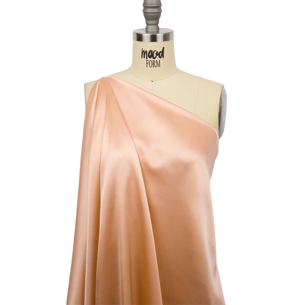 Silk Charmeuse 44" - Pale Blush - Premium Collection - Drape