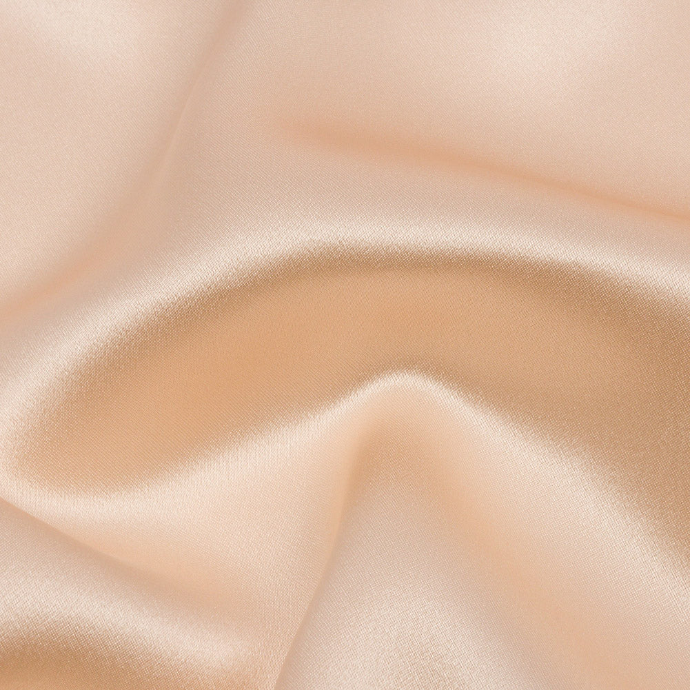 Silk Charmeuse 44" - Cream Pink - Premium Collection - Detail