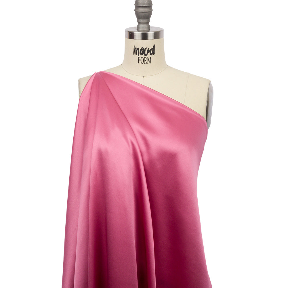Silk Charmeuse 44" - Rapture Rose - Premium Collection - Drape
