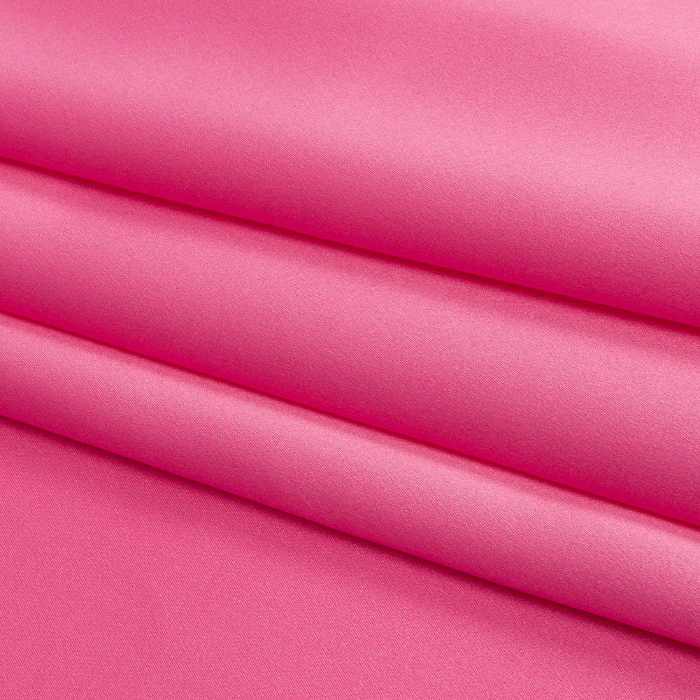 Silk Charmeuse 44" - Carmine Rose - Premium Collection - Folded