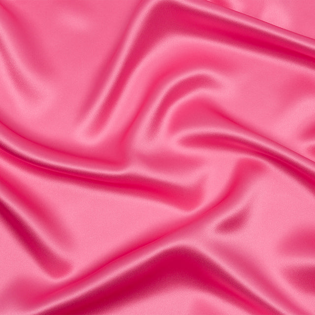 Silk Charmeuse 44" - Carmine Rose - Premium Collection