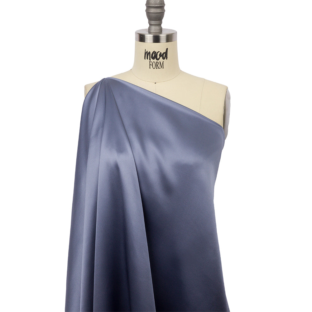Silk Charmeuse 44" - Infinity Blue - Premium Collection - Drape