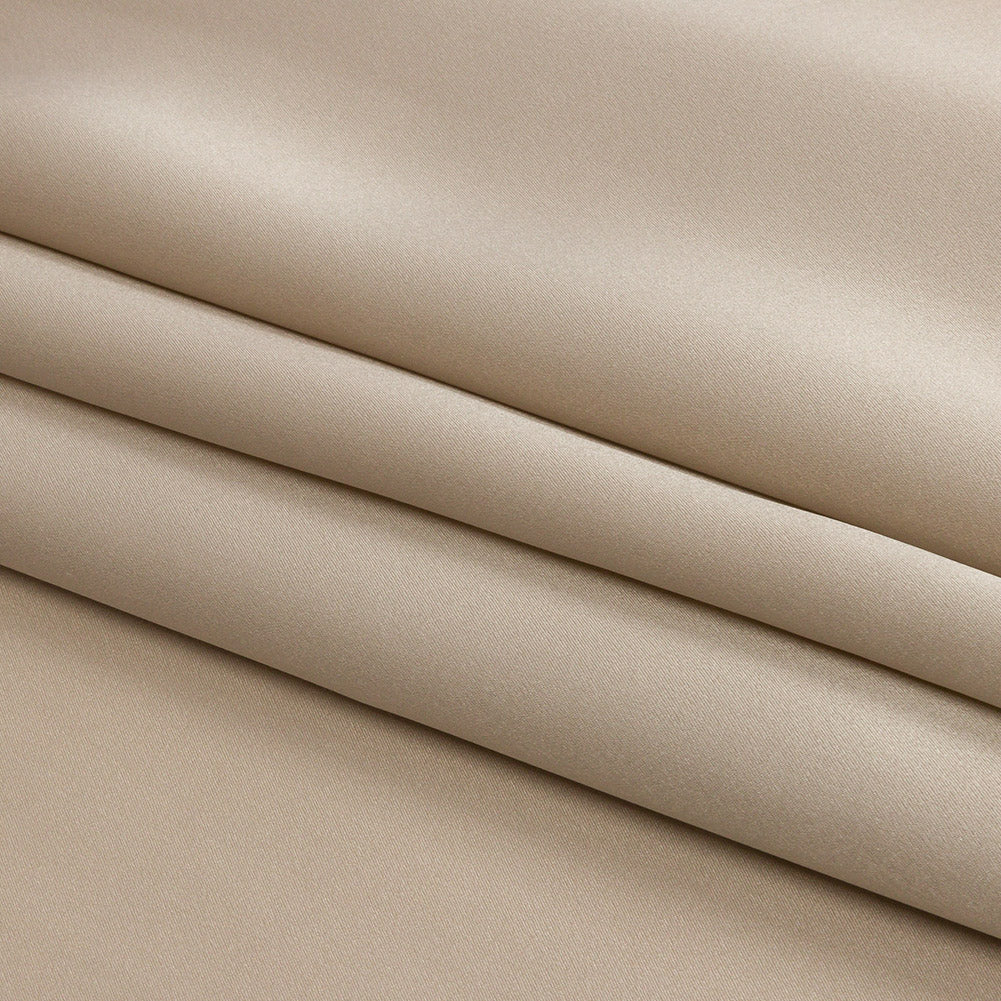 Silk Charmeuse 44" - Feather Gray - Premium Collection - Folded