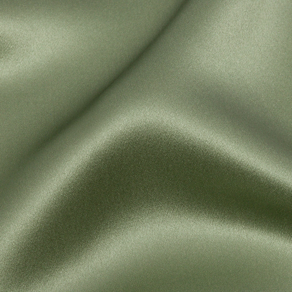 Silk Charmeuse 44" - Oil Green - Premium Collection - Detail