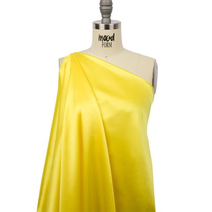 Silk Charmeuse 44" - Buttercup Yellow - Premium Collection