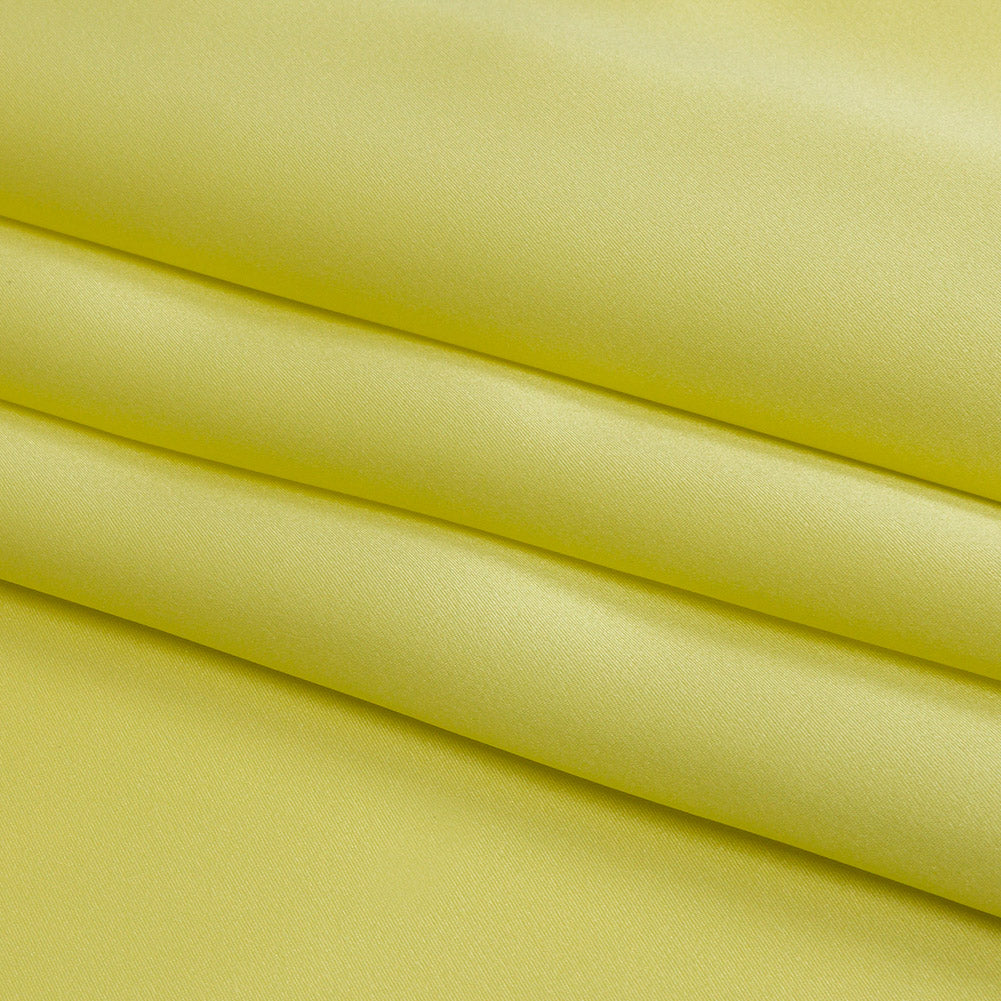 Silk Charmeuse 44" - Sunny Lime - Premium Collection - Folded