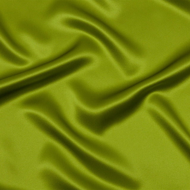 Silk Charmeuse 44" - Peridot Green - Premium Collection