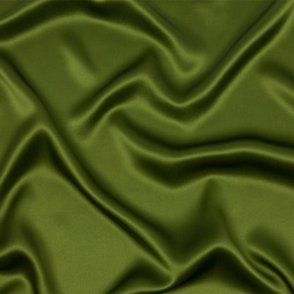 Silk Charmeuse 44" - Pesto Green - Premium Collection