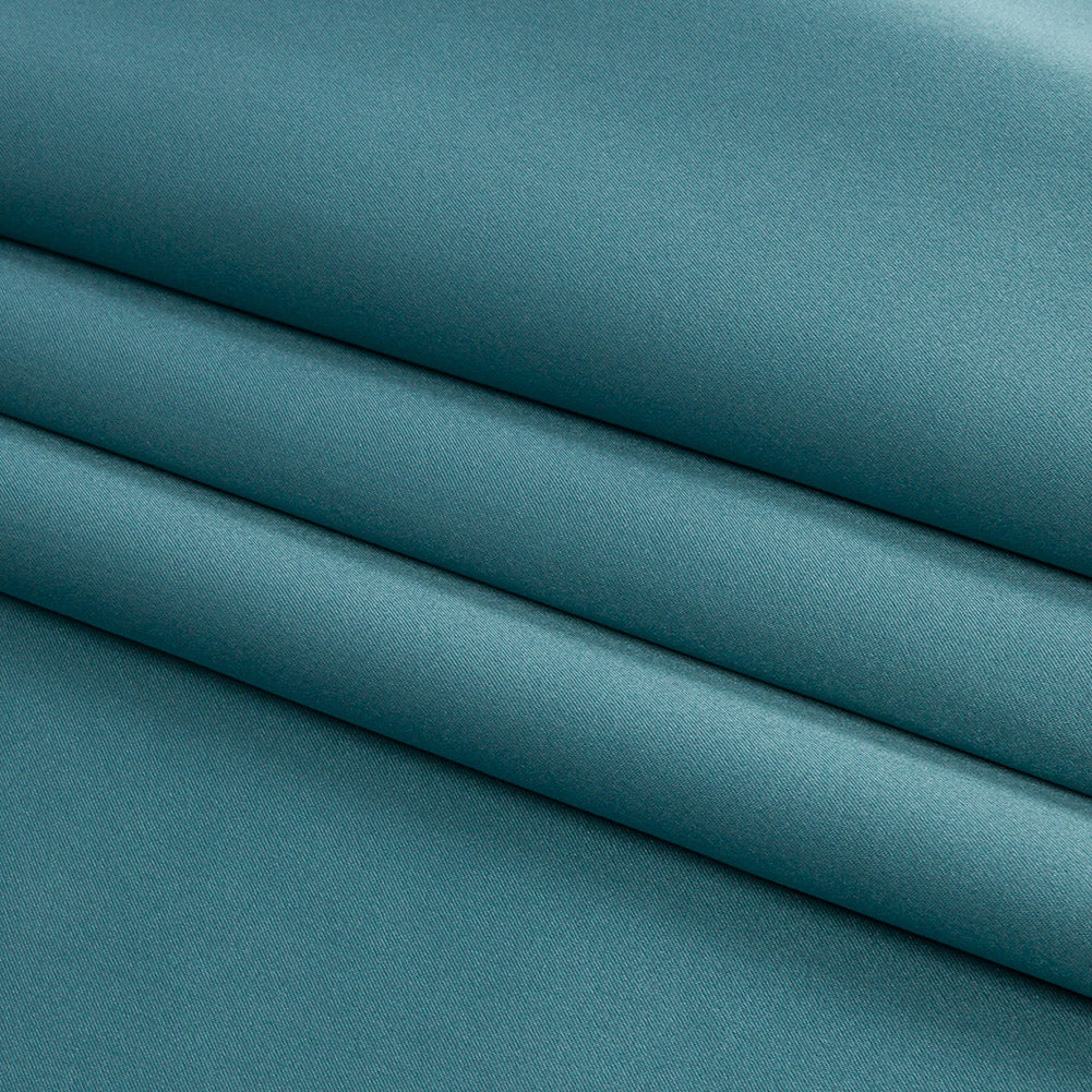 Silk Charmeuse 44" - Colonial Blue - Premium Collection - Folded