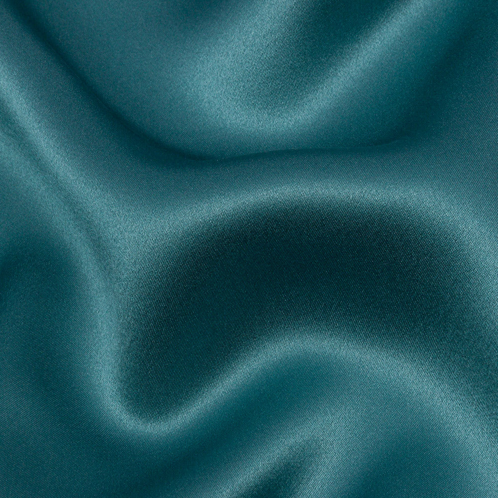 Silk Charmeuse 44" - Colonial Blue - Premium Collection - Detail