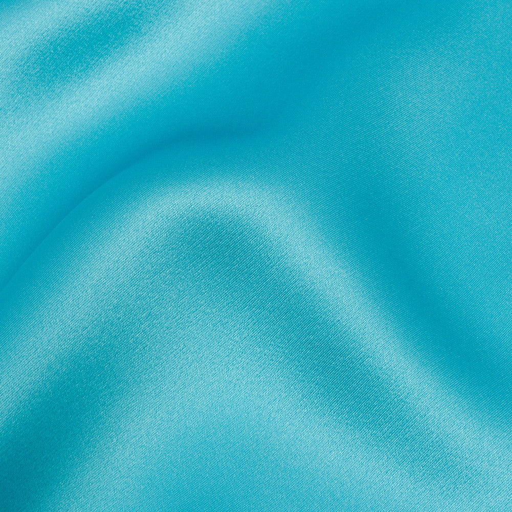Silk Charmeuse 44" - Angel Blue - Premium Collection - Detail