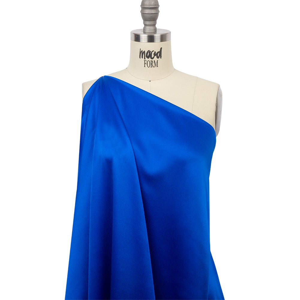 Silk Charmeuse 44" - Princess Blue - Premium Collection - Drape