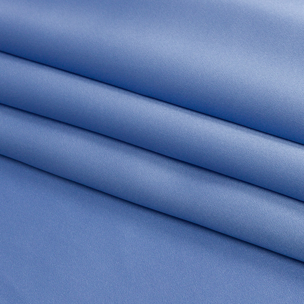 Silk Charmeuse 44" - Regatta Blue - Premium Collection - Folded